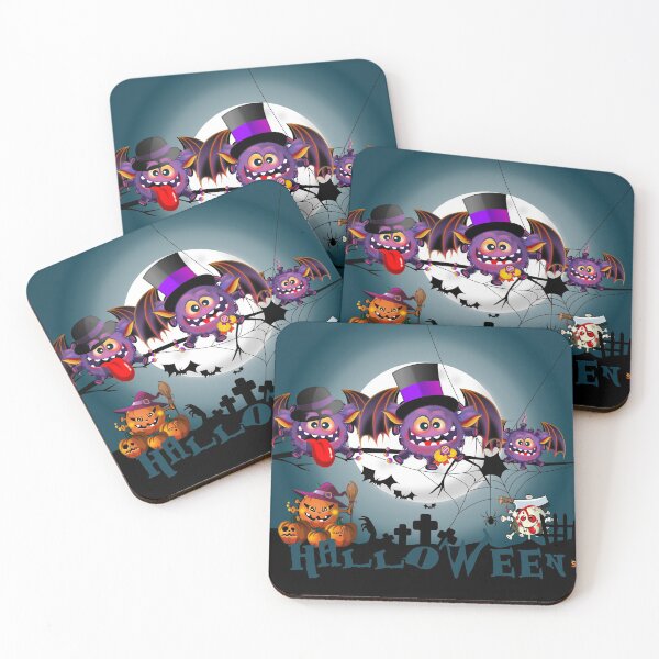 Item preview, The Brokos on Halloween over the graveyard designed and sold by simonsitos.