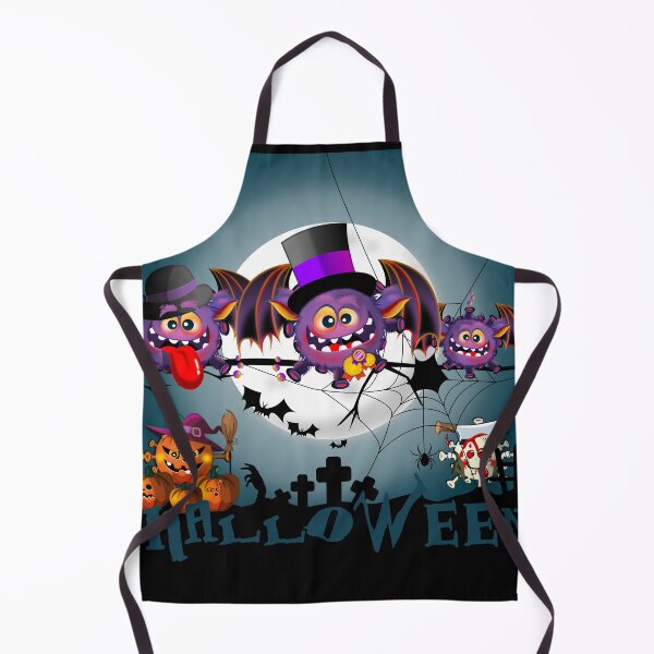 Item preview, The Brokos on Halloween over the graveyard designed and sold by simonsitos.