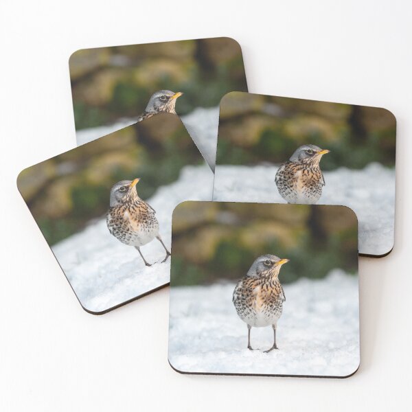 Item preview, Fieldfare in the Snow  designed and sold by WowandFlutter.