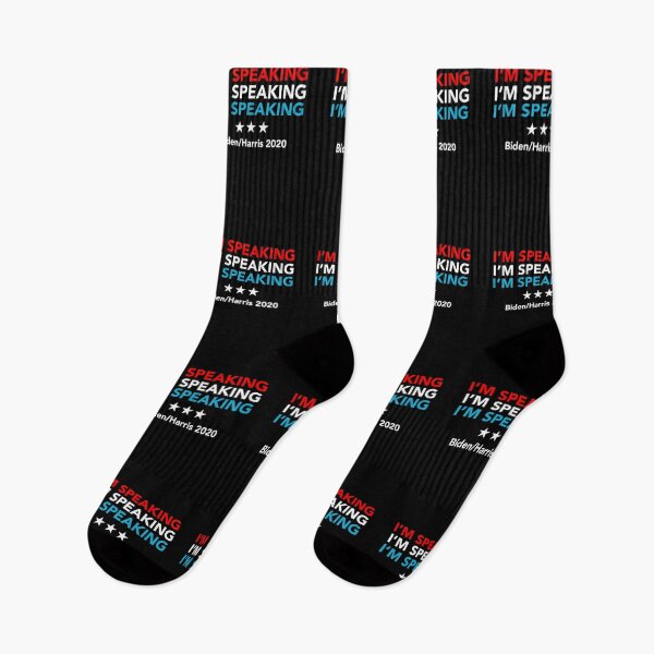 Item preview, I Am Speaking Kamala Harris Quote / Vote Biden 2020 Saying design designed and sold by CreatedByHeidi.