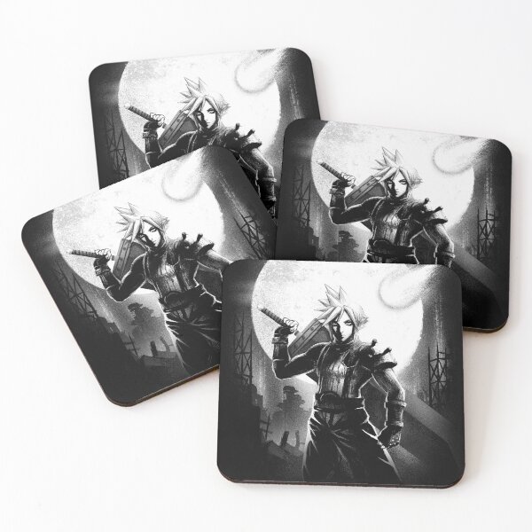 Item preview, Final Fantasy VII Cloud Moon - Final Fantasy 7 Video Game designed and sold by BlancaVidal.