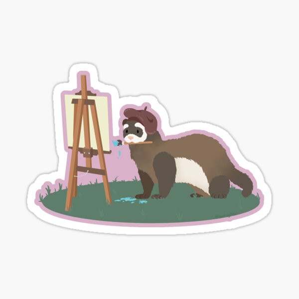 Item preview, A Painter Ferret designed and sold by Willow-Star.