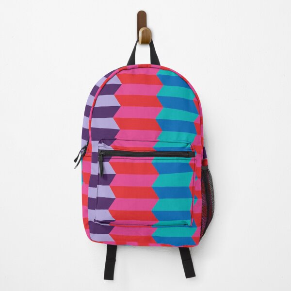 Item preview, Abstract pattern with stripes in red and pink designed and sold by Pia Kolle.