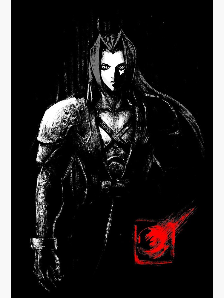 Final Fantasy VI Sephiroth Ink - Final Fantasy 7 Video Game