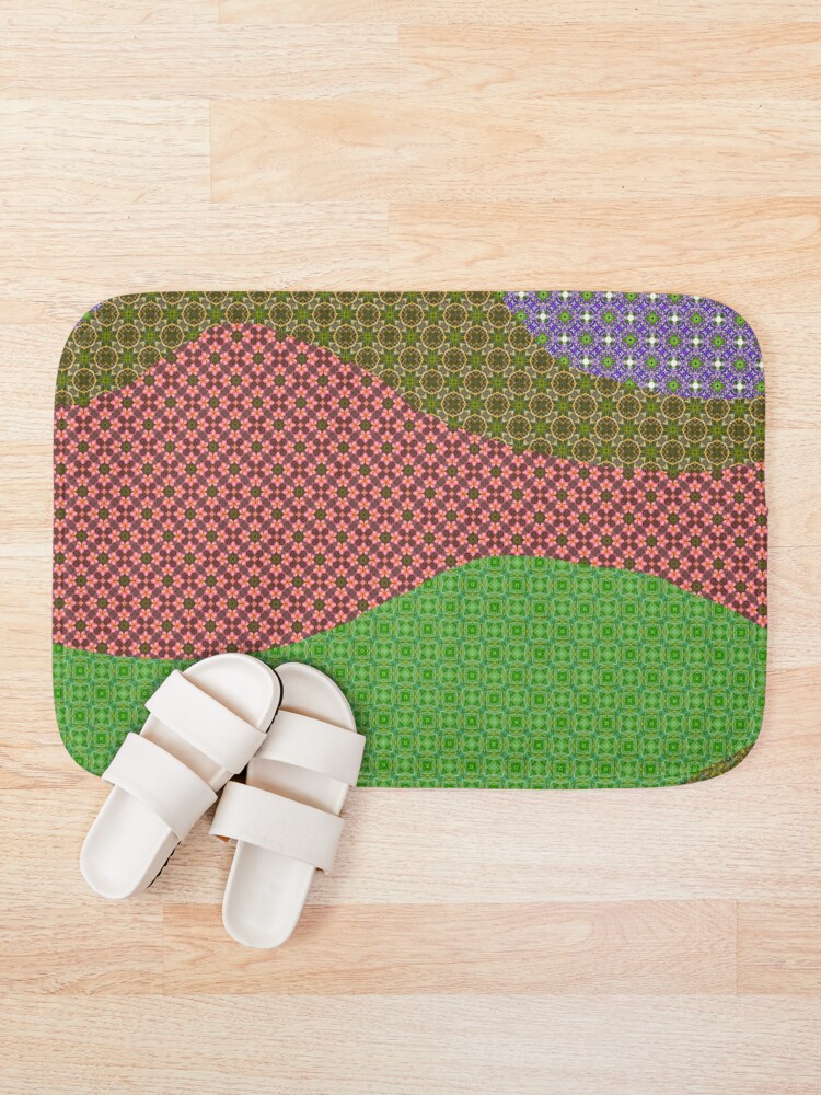 Thumbnail 1 of 6, Bath Mat, Patterns Landscape designed and sold by nesi.