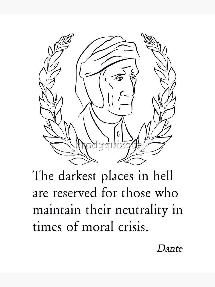 Dante Quote, The Divine Comedy, Inferno, Canto 3 | Poster