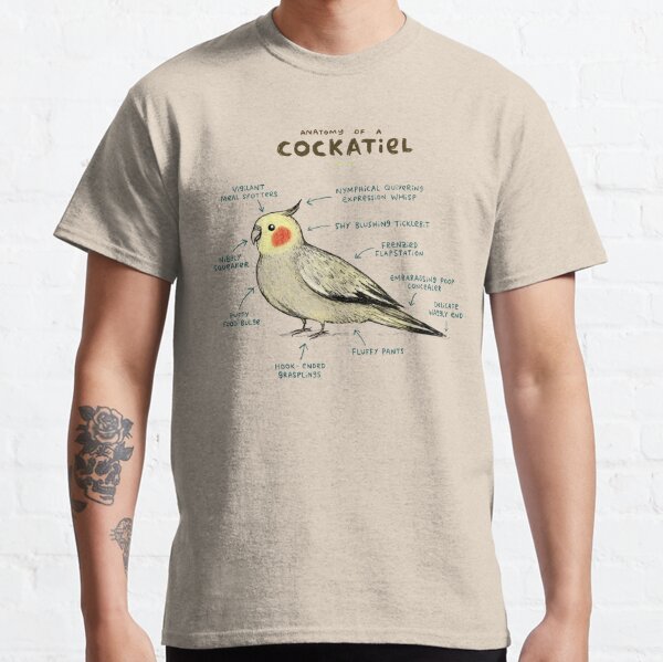 Anatomy of a Cockatiel Classic T-Shirt