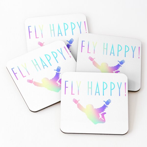 Item preview, Fly Happy - Colorful Skydiving designed and sold by SkydiveApparel.