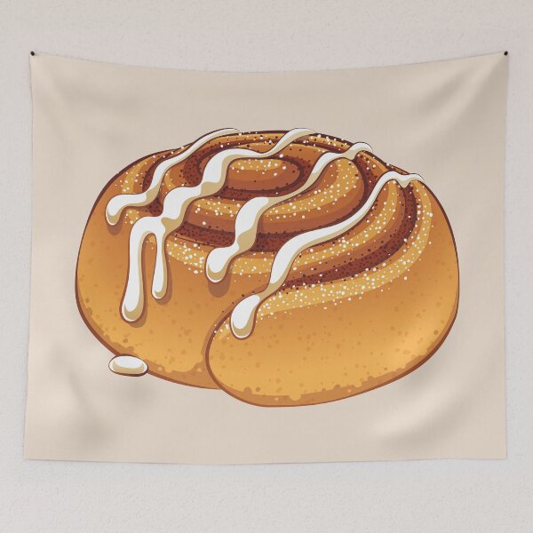 Item preview, Sweet Cinnamon Roll with a Drizzle of Icing Sugar designed and sold by Alicia Chee.