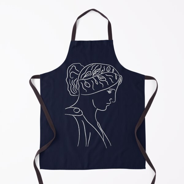 Item preview, Persephone Greek Statue Dark Academia Line Art designed and sold by iliketeas.