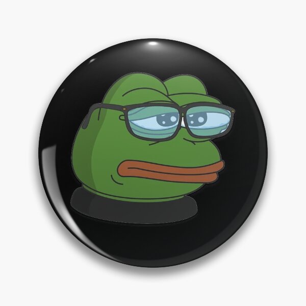 Item preview, Pepe the frog meme glasses designed and sold by Omeris.