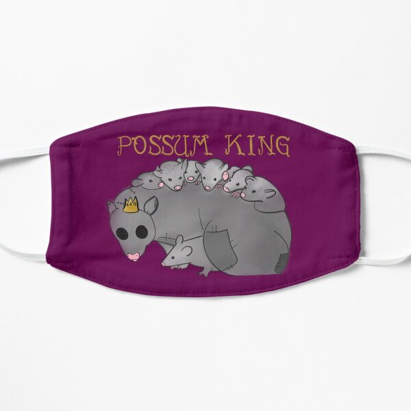 Tiktok King Face Masks Redbubble - possum purple hair roblox