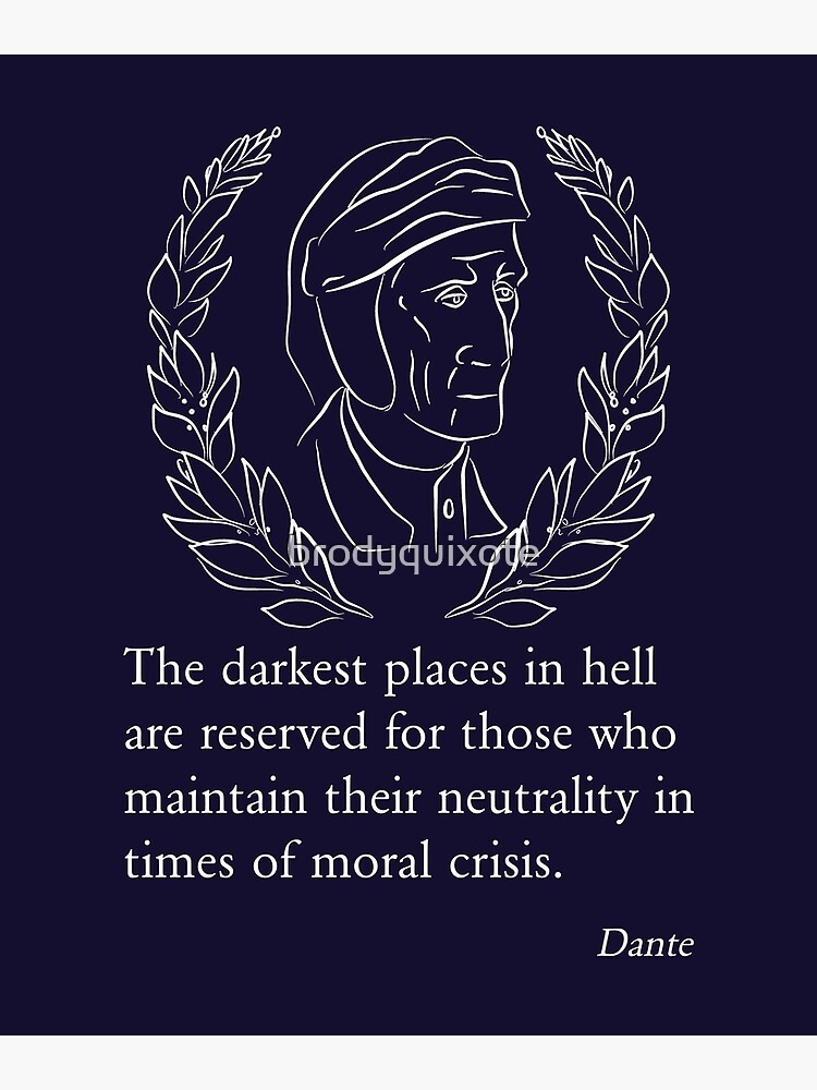 Dante Quote, The Divine Comedy, Inferno, Canto 3 | Poster