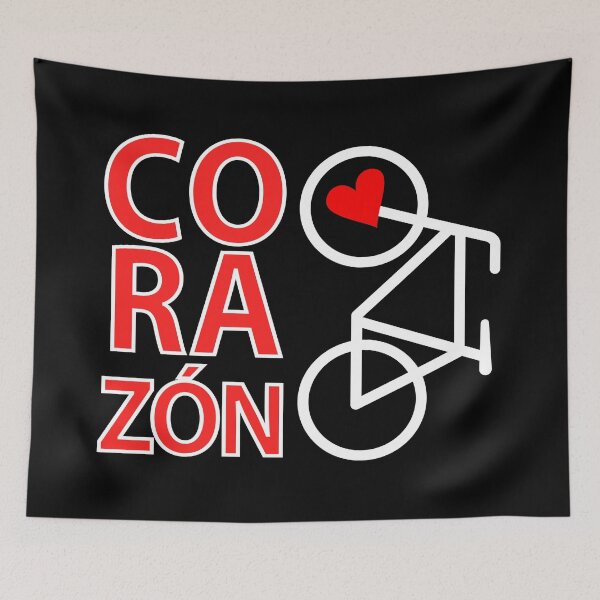 Item preview, I HAVE A CYCLING HEART designed and sold by solaenbici.