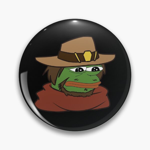 Item preview, Pepe the frog meme cowboy designed and sold by Omeris.