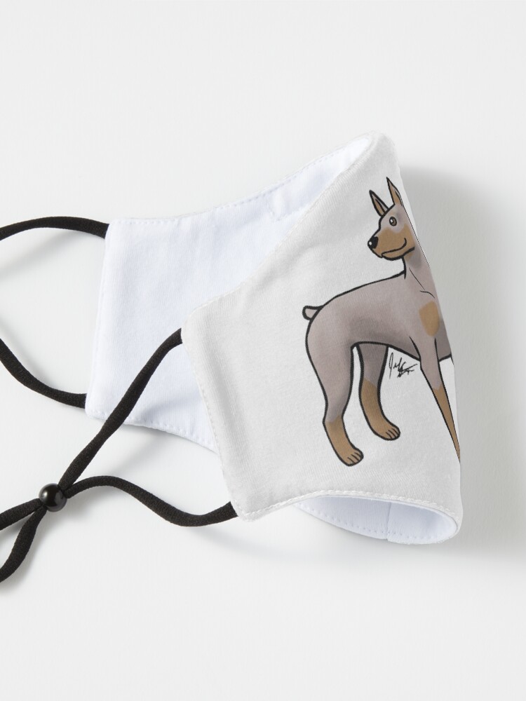 Alternate view of Doberman Pinscher - Fawn and Tan Mask