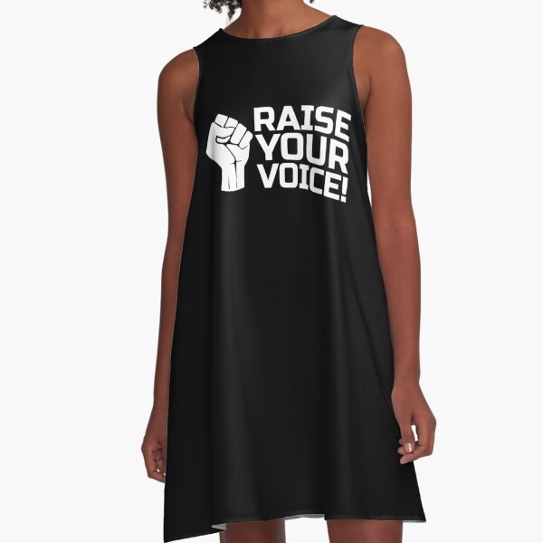 Raise Your Voice 2 - in White A-Line Dress