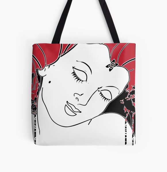 Disney Sleeping Beauty Nap Queen 1959 Graphic Tote Bag by Teo Sewa