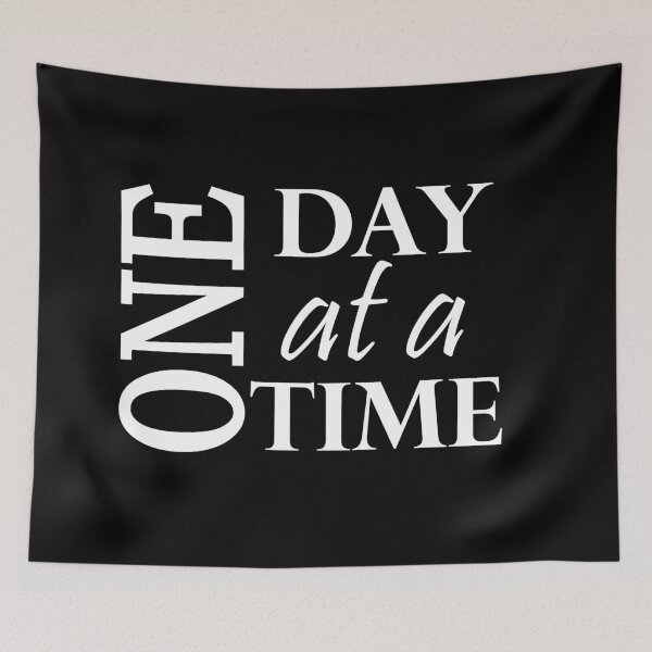 Item preview, One Day At A Time AA Slogan  designed and sold by Zen  Goat.