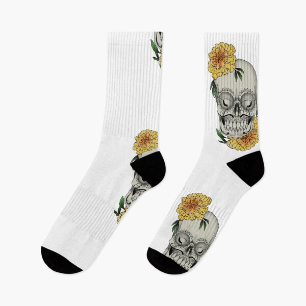 Item preview, Mexican calaca flowers designed and sold by Dalmamarte.