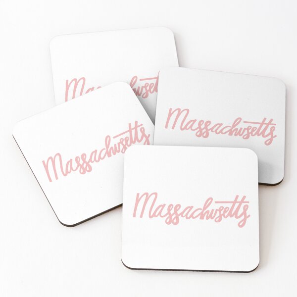 Item preview, Massachusetts pink lettering designed and sold by sheyenneday.