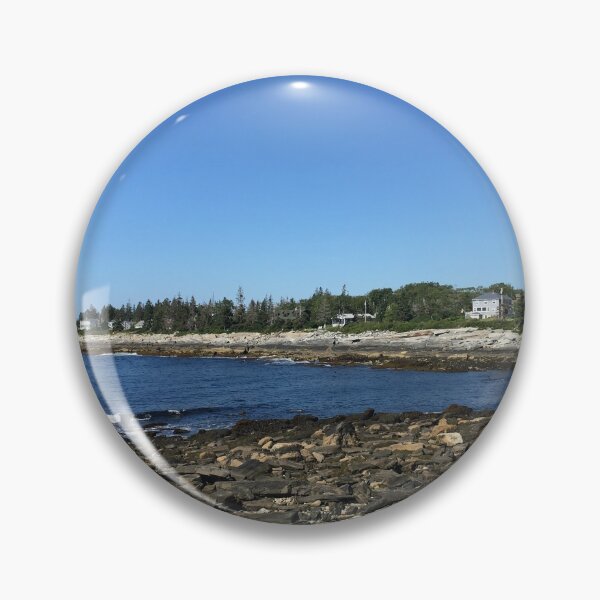Artikelvorschau, Ufer des Pemaquid Point Leuchtturms Maine entworfen und verkauft von Nockaburn.