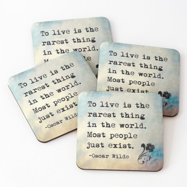 Item preview, Oscar Wilde quote designed and sold by kamikrison.