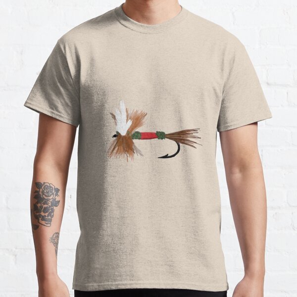 Fly Fishing Vintage Royal Wulff Drawing T-Shirt Kuwait