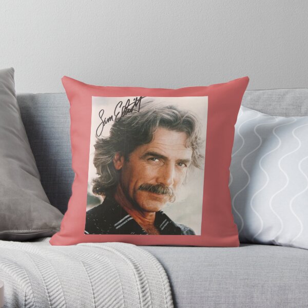 Sam Elliot Throw Pillow