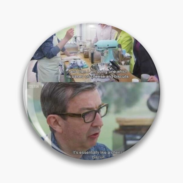 Item preview, Great British Bake Off Funny Meme About Cheese Bisquit designed and sold by TheBritishShop.