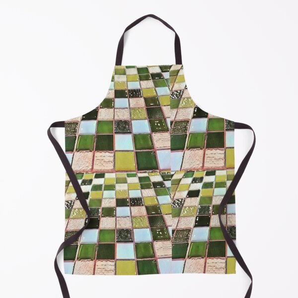 Item preview, Beautiful green mosaic with blue elements. designed and sold by LindaLG.
