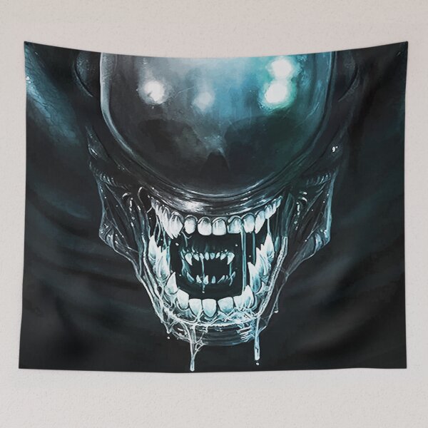 Aperçu de l'œuvre Extraterrestre xénomorphe créée et vendue par Envy-Merch.