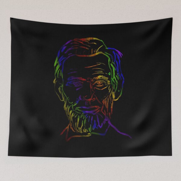 Item preview, Rainbow Lincoln Brush Art designed and sold by Kyle Morgan.