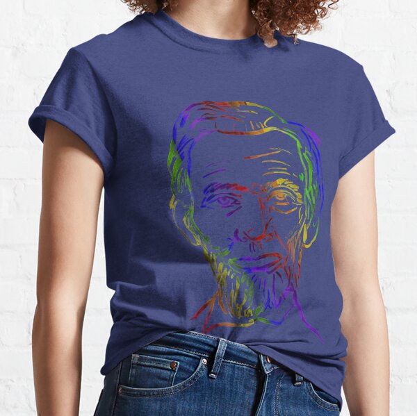 Rainbow Lincoln Brush Art Classic T-Shirt