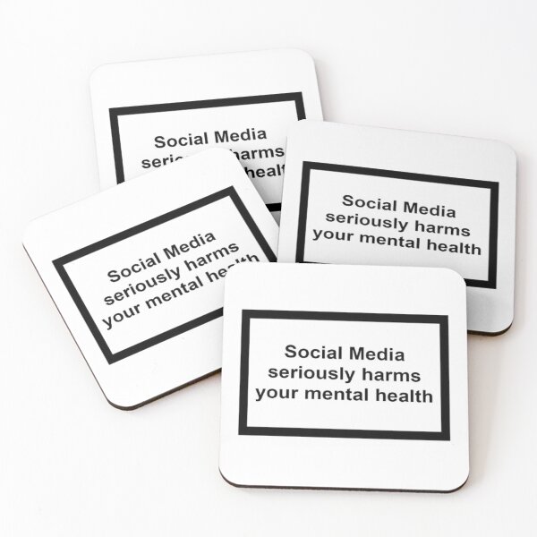 Item preview, Social Media Seriously Harms Your Mental Health  designed and sold by asun5.