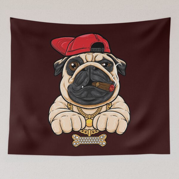 Item preview, Gangster Pug designed and sold by kalud-zoldyck.