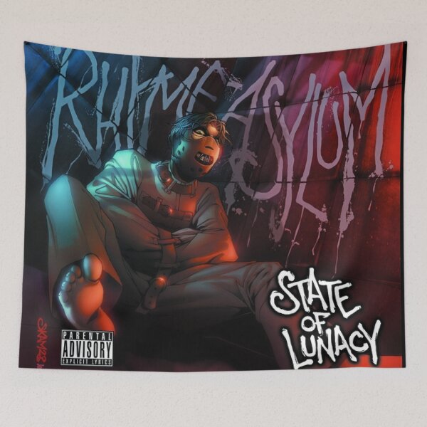 Item preview, Rhyme Asylum State Of Lunacy designed and sold by TopTrendNow.