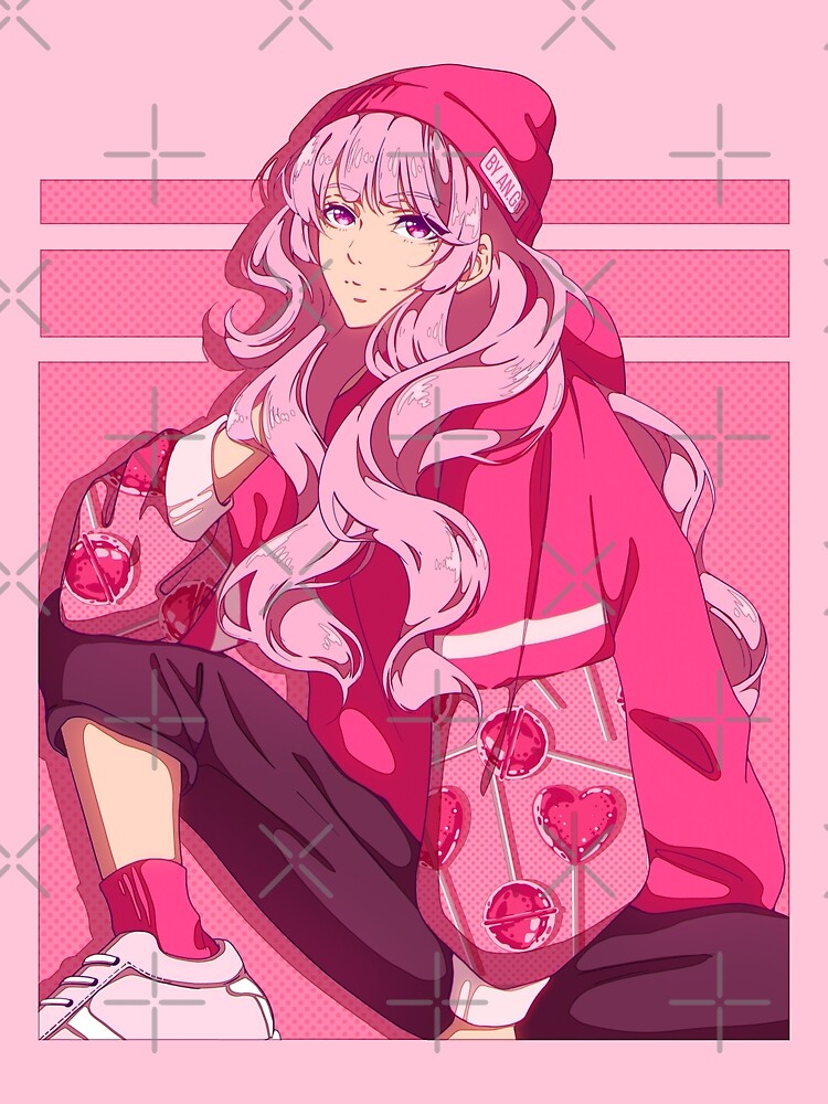 Impression photo for Sale avec l'œuvre « La fille anime et la