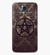 pentagrama morado Case/Skin for Samsung Galaxy