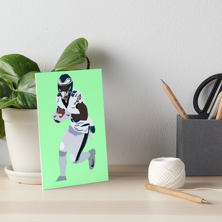 Miles Sanders Home Jersey Sticker for Sale by designsheaven