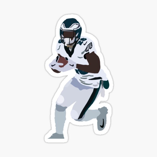 Miles Sanders Away Jersey Sticker for Sale by designsheaven