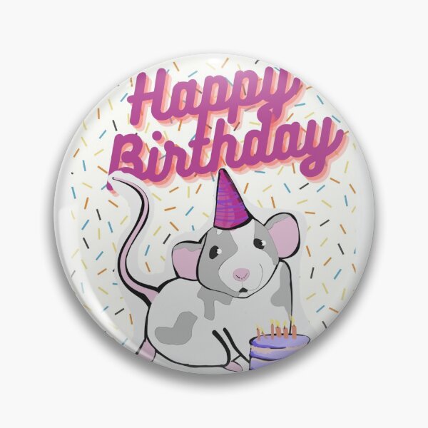 Item preview, Dumbo Rat Birthday Card designed and sold by TrinityLynnArt.