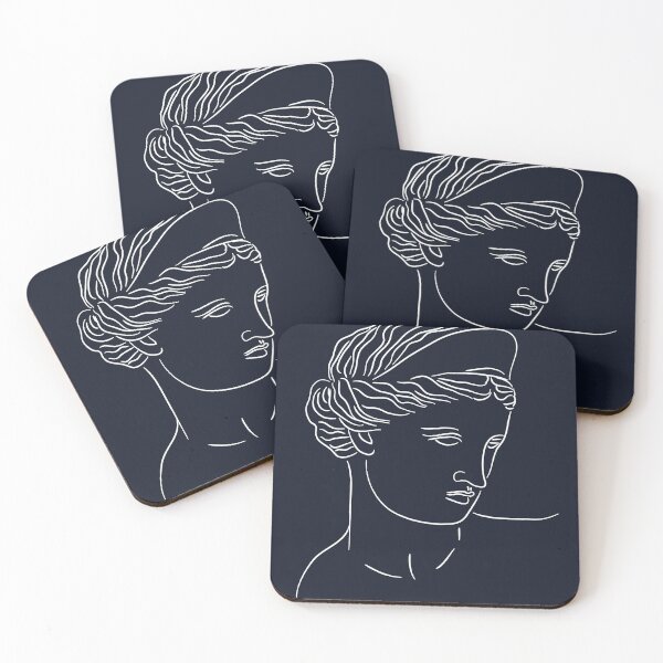 Item preview, Aphrodite Line art minimalist illustration designed and sold by iliketeas.