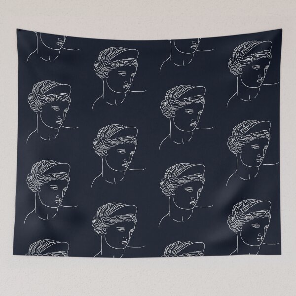 Item preview, Aphrodite Line art minimalist illustration designed and sold by iliketeas.