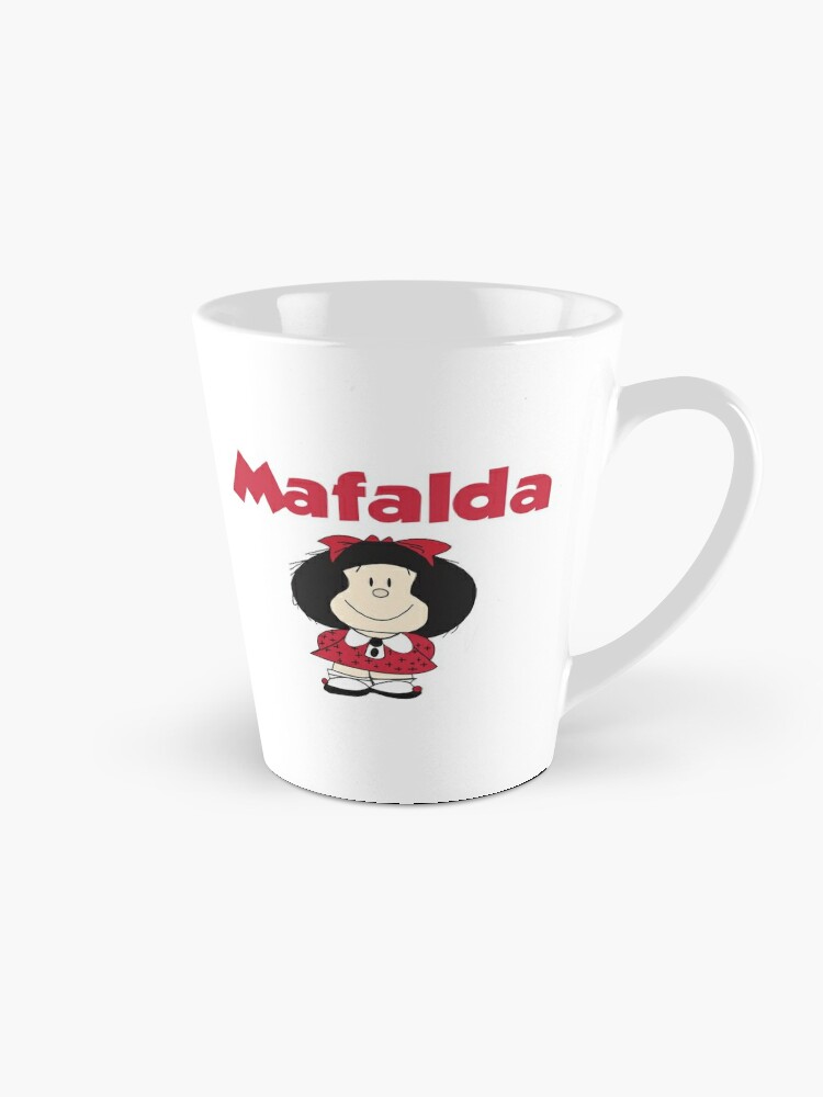 Taza de café con la obra «Mafalda Mafalda Mafalda » de Stratoguayota