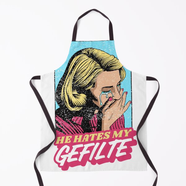 Item preview, He Hates My Gefilte! Jewish Humor designed and sold by Amber Dove Studio.