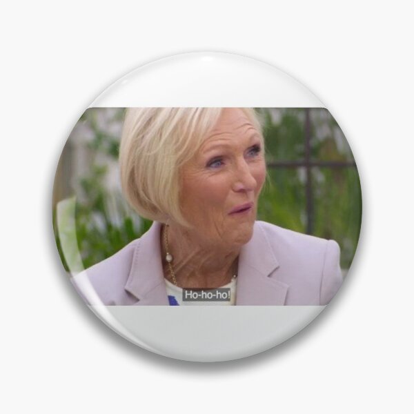 Item preview, Great British Bake Off Funny Mary Berry Ho-ho-ho Meme designed and sold by TheBritishShop.