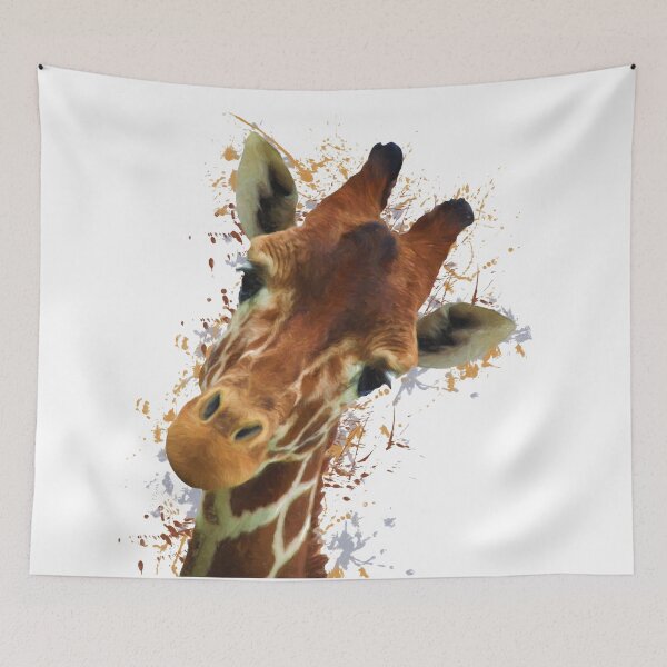 Item preview, giraffe watercolor animals nursery decor  designed and sold by DelzStudio.