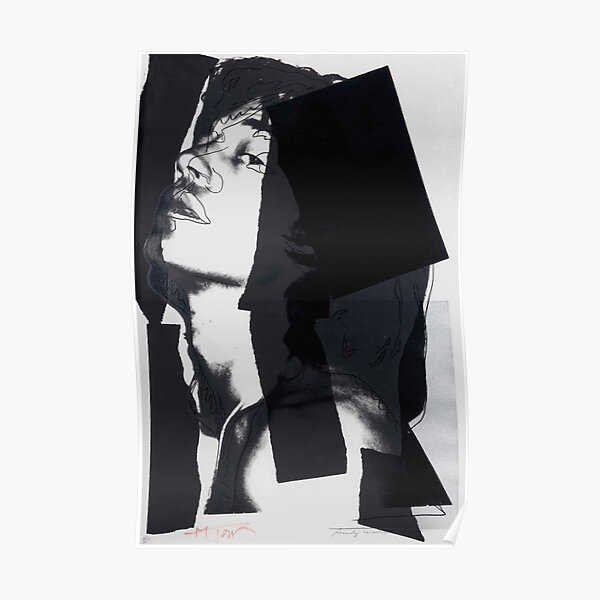 Andy Warhol Mick Jagger Poster