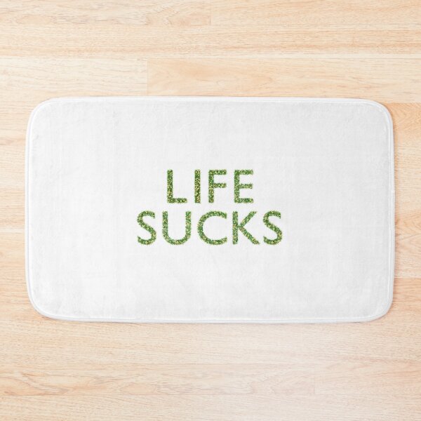 Item preview, "Life sucks" made out of spring flowers designed and sold by Eurozerozero.